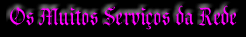 Os Muitos Servios da Rede